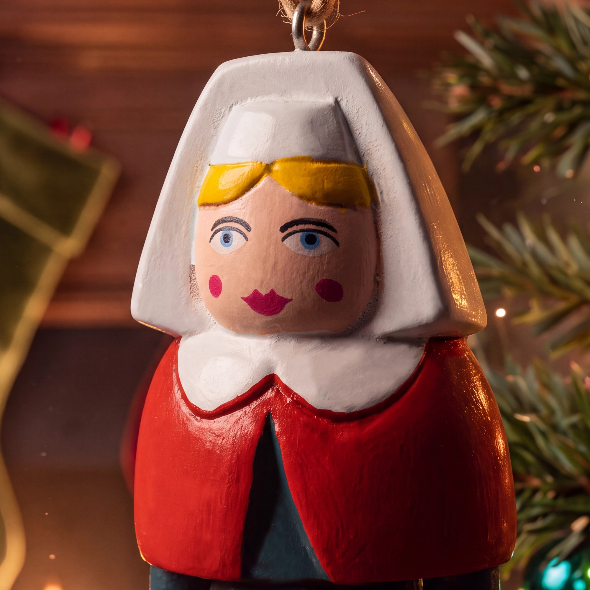 Nurse nutcracker close up